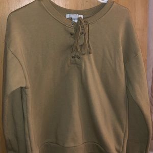 Military Green Crewneck Sweatshirt